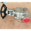 API602 a forgé la valve de porte NPT d&#39;extrémité de fil d&#39;acier inoxydable F316L